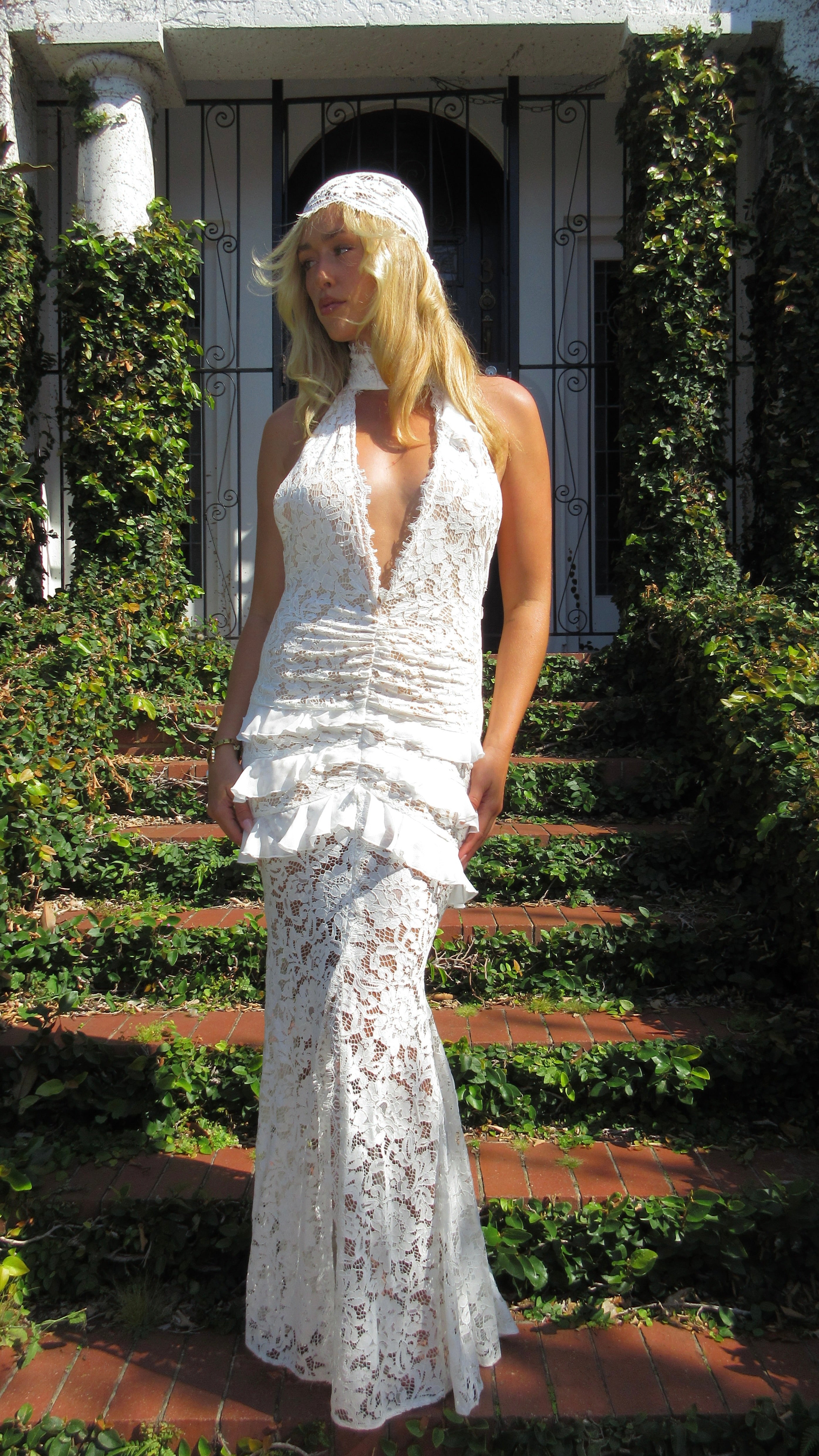 The Bonita Maxi Dress and Headscarf